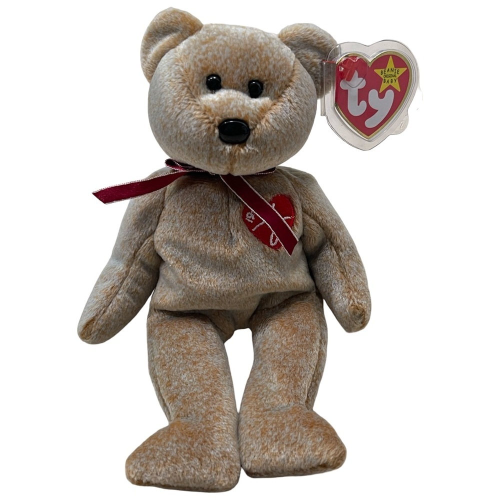 1999 Ty Signature Bear Beanie Babies Retired New With Tags  - TY042289